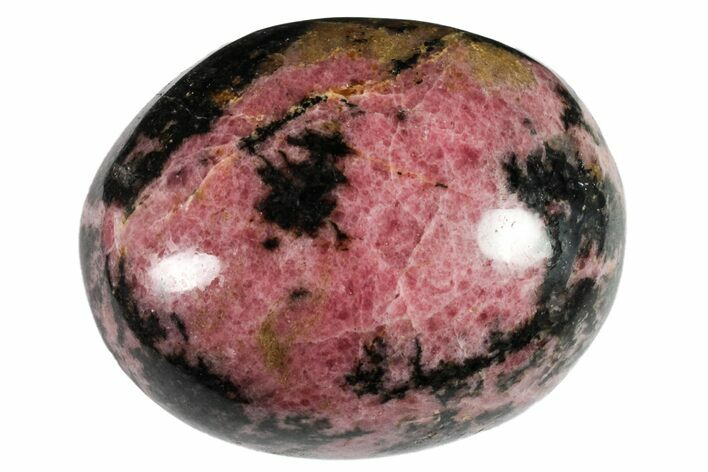 Polished Rhodonite Pebble #158696